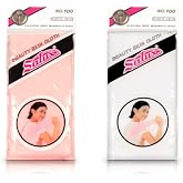 Salux Bath Towel Peach White 2 Count Pack