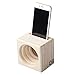 COMBINESOO | Hand made Wood Stand Amplifier for Iphone 4,5,6 and 7,Iphone8, IphoneX Natural Feeling Amp for Samsung galaxy S6, S7. Cell Phone Charging Dock with Eco-Friendly.