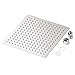 Showerheads For the Bathroom 12 Inch Stainless Steel Square Adjustable Fixed Rainfall Shower Head High Pressure with Chrome Finish,For the Best Relaxation and Spa