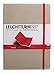 LEUCHTTURM1917 Sand and Red Hard Cover Journal, Medium (A5) 5.71