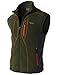 H2H Mens Active Athletic Fleece Vest With Zipper Pockets