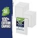 U.S. Art Supply 3x4 Mini Canvases for Painting, 12 Pack Bulk Small Stretched Artist Canvas Professional Primed - Ideal for Arts & Crafts