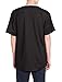 OLLIN1 Premium Mens Sports Button Mesh Short Sleeve Baseball Jersey