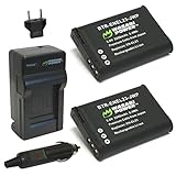 Wasabi Power Battery (2-Pack) and Charger for Nikon EN-EL23 and Coolpix B700, P600, P610, P900, S810C