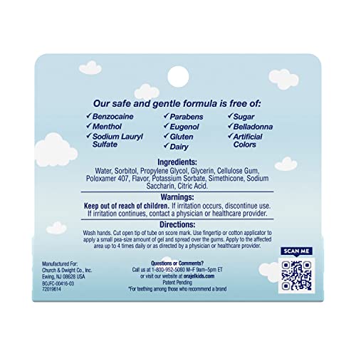 Orajel Baby Daytime Cooling Gel for Teething, DrugFree, 1 Pediatrician