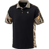 Legendary Whitetails Men's Big Game Camo Pro Hunter Performance Polo