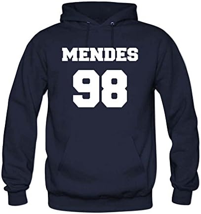 Women's Shawn Mendes 98 Long Sleeve Sweatshirts Hoodie S Navy