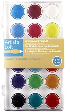 Artist's Loft Watercolors Pan Set Necessities