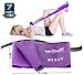 7Ft Long Resistance Bands for Stretching - Resistance Bands Set with Door Anchor - Exercise Bands Including Carry Pouch, E-Book & App - Latex-Free Workout Bands
