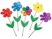 Fox Valley Traders Colorful Flower Spinners Set of 5
