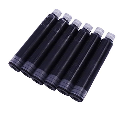 30 PCS Moonman Wancai Fountain Pen Black Ink Refill Cartridges