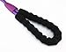 yueton Adjustable Loop Slip Lead Rope Pet Dog Reflective Stripe Nylon Leash with Sponge Handle (Purple)