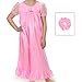 Laura Dare Big Girls Short Sleeve Peignoir Nightgown Robe Set w Scrunchie, 7-14