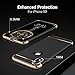 TORRAS [Lock Series] iPhone XR Case 3 in 1 Luxury Hybrid Hard Plastic with Matte Finish Slim Thin Phone Case for iPhone XR 6.1 inches, Black
