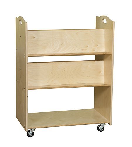 Contender C990648 Mobile Library Cart, Ready to Assemble
