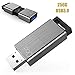 ARB Market 2TB Keychain USB Flash Drives Waterproof Pen Drive Flash Memory USB Stick U Disk Storage, Durable Data Storage, Fast Speed In Write/Read Transfer Fits For Pc, Notebook, Mac (Silver)