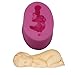 Teanfa Mini baby molds for fondant , Baby Silicone Cake Decorating Mold (A)