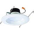 HALO RL56 Zigbee Wireless Smart Integrated LED Recessed Downlight Ceiling Fixture, Selectable Color Temperature, White, 5 in.