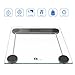 1byone Digital Body Weight Scale Bathroom Scale with Step-on Technology, 6MM Glass, Max Weight 400 Pounds