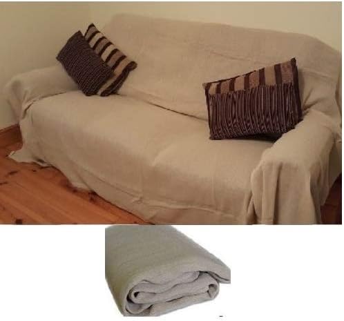 Cotton Dust Sheets for Painting & Decorating, Cream, 12ft x 9ft / 3.50m x 2.60m