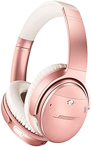 ایگرد | قیمت و خرید Bose QuietComfort 35 II Noise Cancelling Bluetooth  Headphones— Wireless, Over Ear Headphones with Built in Microphone and  Voice Control, Rose Gold