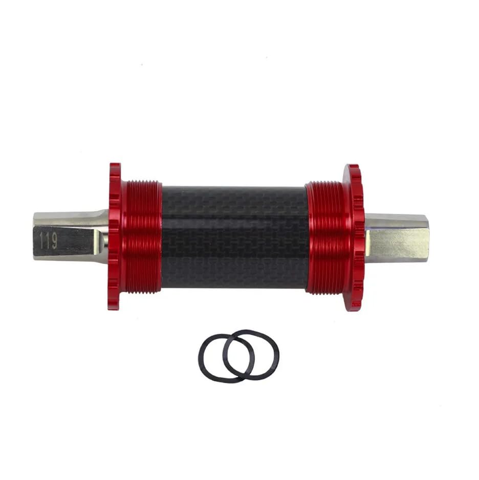 London Craftwork Titanium + Carbon Bottom Bracket for BROMPTON 150 grams (Red)