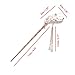 Tangc Various Fashion Women Elegant Bobby Pin Colorful Hairpin Rhinestone Hair Stick (Secluded Orchid)
