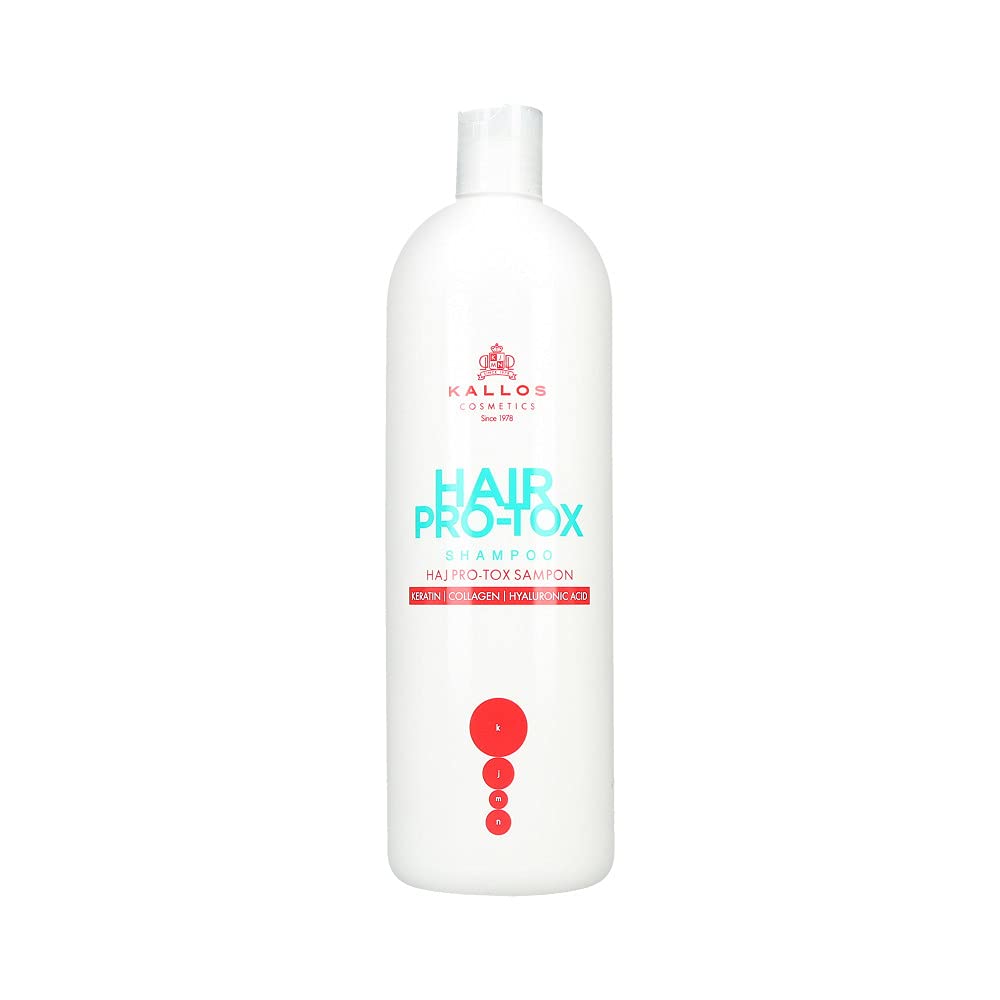 KJMN Hair Pro-tox Shampoo with Keratin, Collagen and Hyaluronic acid for weak, thin, dry and brittle hair - 1000 ml