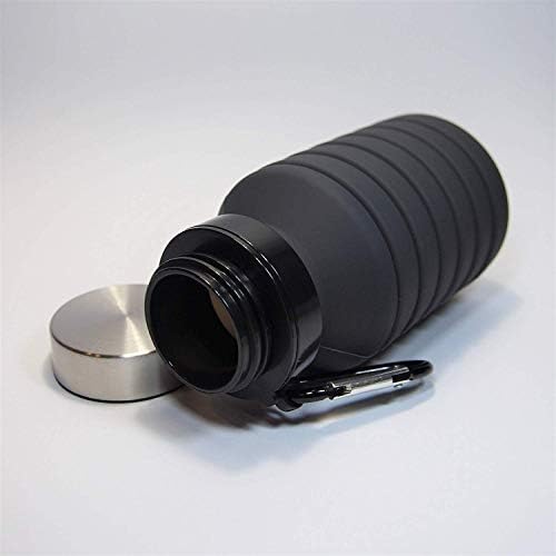 Silicone water bottle for climbing and camping, priced at $6.99.