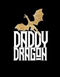 Daddy Dragon: Dragon Family Yellow Glitter 2019 Calendar Weekly Planner To Do List Organizer Book 8.5