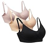 iLoveSIA Women's Seamless Wirefree Comfortable Everyday Bra Bralette