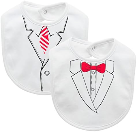 dimmo Baby Bandana Drool bibs for teething and drooling-For Boys and Girls (2 pack) (boy)