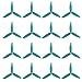 DALPROP Cyclone Pro T5046C 5Inch 3-Blade Propeller 5046 CW/CCW Props for FPV Racing Quadcopter Drone Emerald-Green (16pcs)