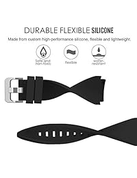 Budesi   Correa de repuesto para reloj inteligente Moto 360 2 2nd Gen Man(1.811 in) Samsung Gear S3 LG G Watch W100,R W110,Urbane W150 Pebble Time series (0.866 in)