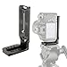 Video Vertical Shooting L Bracket for DSLR Camera Tripod Head Quick Release Plate Arca Swiss Compatible with Nikon D750 D3400 D850 Z7 D7500 Sony A7iii A7ii A6500 A6000 A6300 Canon 5d Mark 80d 6d 70d
