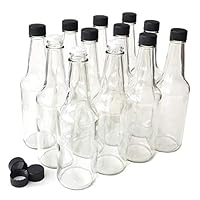 NiceBottles - Hot Sauce Bottles, 10 Oz - 12 Pack
