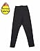 Fittoo Neoprene Sauna Sweat Workout Weight Loss Hot Slimming Suit Thermo Pants-Get Better Results From Exercise for Weight Loss Black(L)