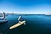 California board company CBC Hydra 10'6 Foam SUP Pkg w/Paddle and Single Fin.