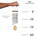 Woodstock Wind Chimes for Outside, Garden, Patio, Porch and Outdoor Decor (17