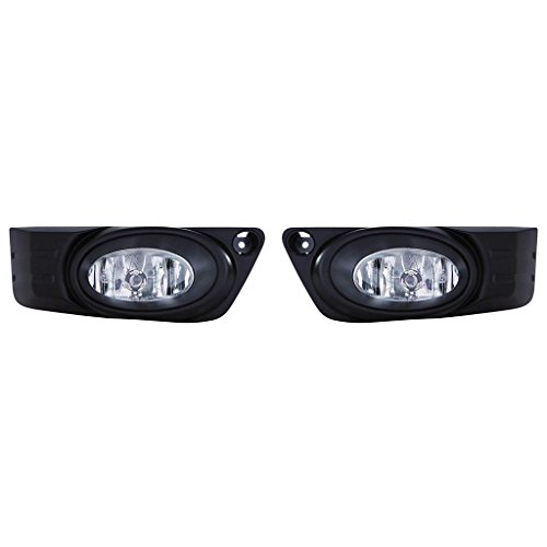 Honda Fit 2012-2013 Foglight Assembly Pair Driver and Passenger Side (NSF Certified) HO2592130, HO2593130