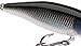 Dynamic Lures Trout Fishing Lure | Multiple BB Chamber Inside | (2) - Size 10 Treble Hooks | for Bass, Trout, Walleye, Carp | Count 1 | (Silver/Black, HD Trout 2.25 Inch)