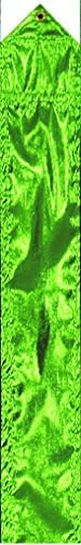 Metallic Ribbon Dance Streamer Citrine Green