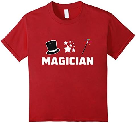 Kids Magician Tools Tshirt 12 Cranberry