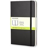 Moleskine Classic Notebook, Medium, Plain, Black, Hard Cover (5 x 8.25) (Classic Notebooks)