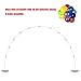 Balloon Arch Kit - Balloon Column Base and Pole Balloon Arch with Bases for Birthday Party Supplies Garden Decorations or Wedding(9.5FT Tall & 17FT Wide)