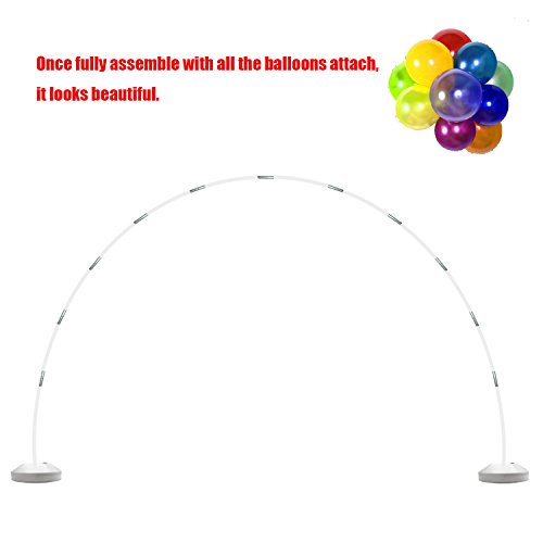 Balloon Arch Kit - Balloon Column Base and Pole Balloon Arch with Bases for Birthday Party Supplies Garden Decorations or Wedding(9.5FT Tall & 17FT Wide) - Thumbnail 4