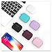 Protective Cover for AirPods Pro Case, Bounce Carrying Case with Keychain for AirPods Pro Charging Case [2019 Release] [Visible Front LED] Shock-Absorbing Soft Slim Silicone Case Skin (Black)