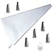 Montreal Baking Cake Decorating Set - 8 Piece - Reusable Pastry Bag with Coupling and Decorating Tips - Cake Decorating Supplies