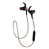 LoongSon Best Bluetooth Headphones Headsets, Mini Wireless Bluetooth 4.2 HD Stereo Sweatproof In Ear Earbuds Gym Running, Sports Earphones Microphone Noise cancelling (Orange)