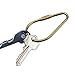 Cevinee Durable Brass Screw Lock Key Chain Ring, Creative EDC Kits Hanging Ring - A Shape